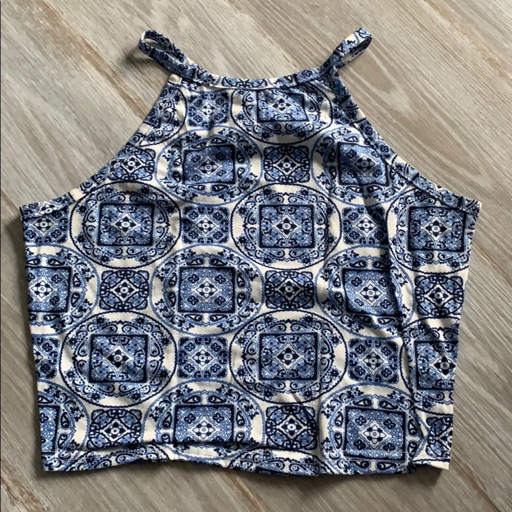 Patterned crop top from Australia